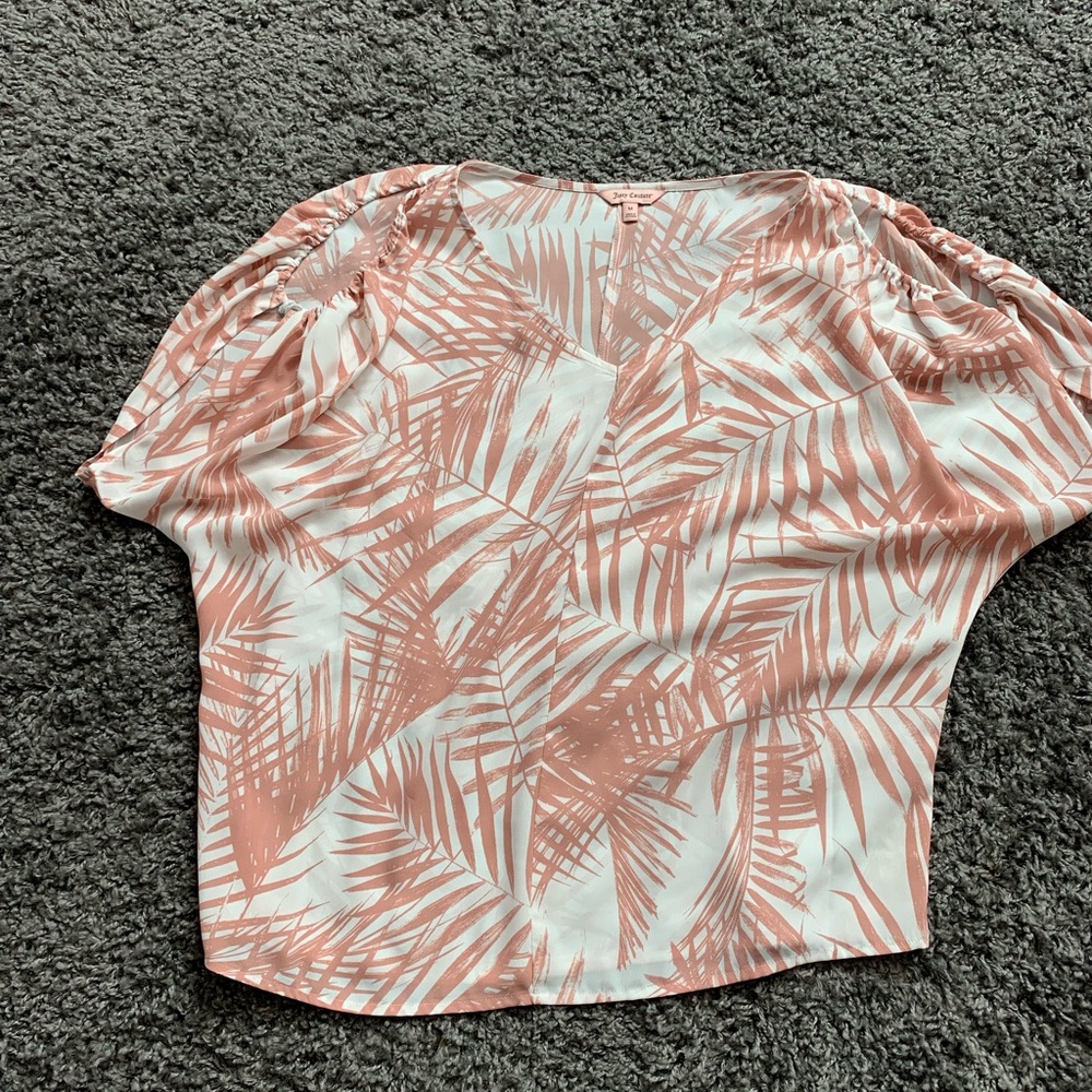 Juicy Couture Palm leaves top